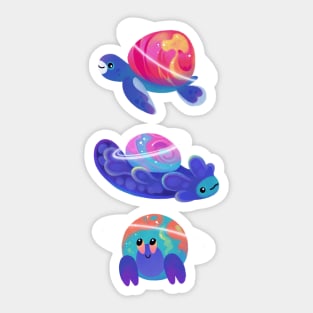 Cosmic shells Sticker